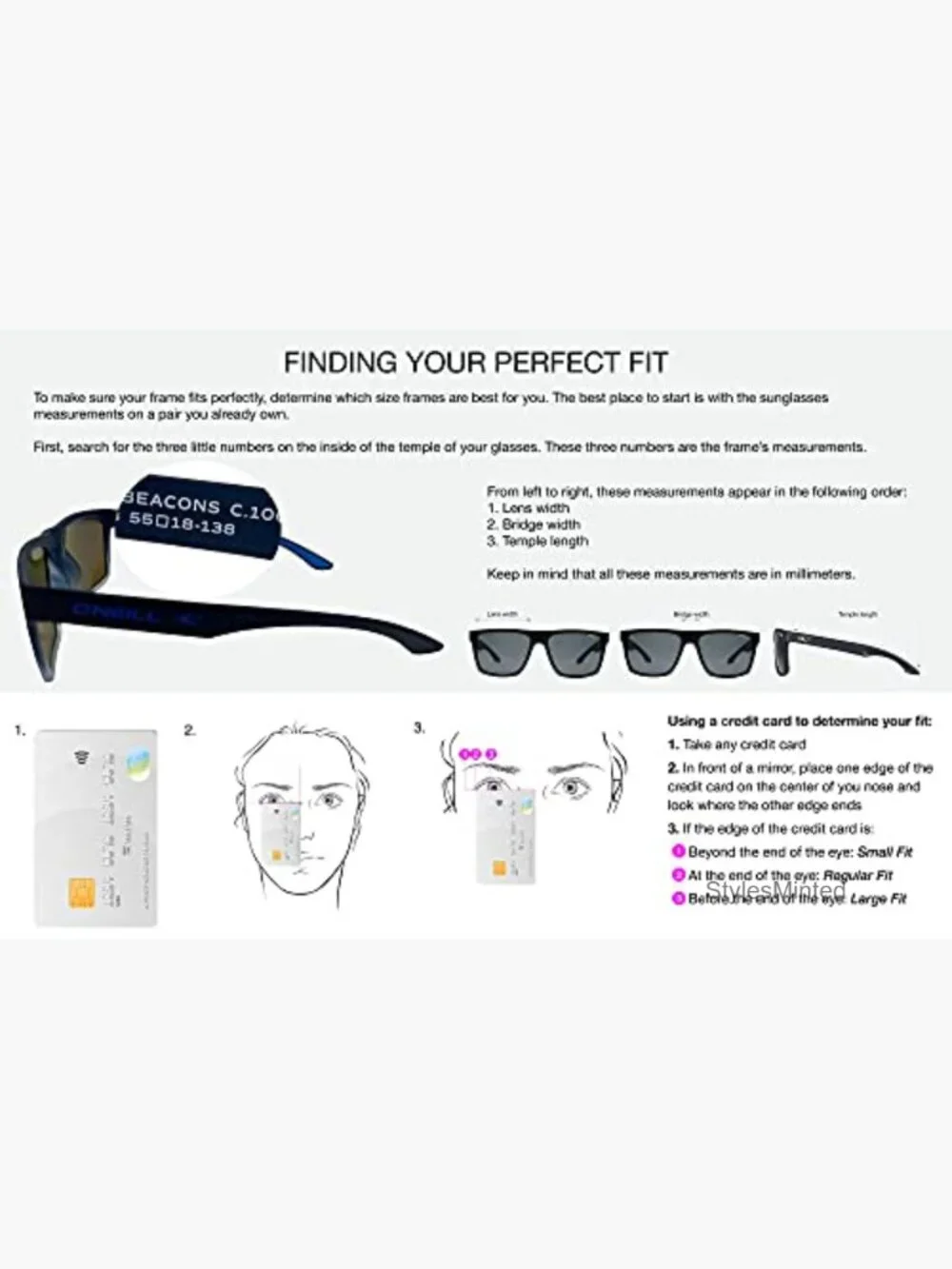 Men's Large Square Polarized Sunglasses UV400 57mm